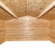 Gartenhaus 16m² aus Massivholz 28mm naturbelassen PRIMO - Gardy Shelter
