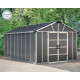 Gartenhaus aus Polycarbonat 17,2m² mit Boden YUKON - Palram