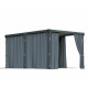 Vorhang-Set aus grauem Polyester für Pergola Martinique™ 5000 und Milano™ 4300 - Palram - Canopia
