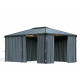 Vorhang-Set aus grauem Polyester für Pergola Martinique™ 5000 und Milano™ 4300 - Palram - Canopia