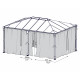 Vorhang-Set aus grauem Polyester für Pergola Martinique™ 5000 und Milano™ 4300 - Palram - Canopia