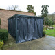 Vorhang-Set aus grauem Polyester für Pergola Martinique™ 5000 und Milano™ 4300 - Palram - Canopia