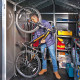 Vertikaler Fahrradhalter für die Gartenhäuser Yukon, Skylight und Rubicon – 3er-Pack – Canopia 