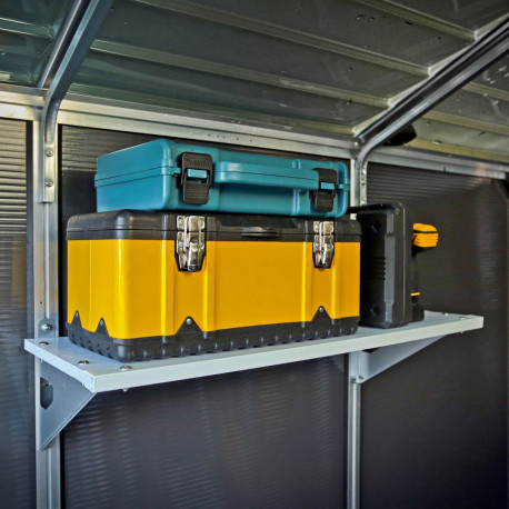 Regal aus Polycarbonat für die Gartenhäuser Skylight und Rubicon – Canopia
