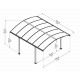 Gartenlaube aus Aluminium und Polycarbonat Tucson™ 5000 – Canopia