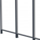 Seitenwand aus Aluminium und PC transparent für Terrassenüberdachung anthrazit 3m X-METAL