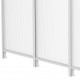Seitenwand aus Aluminium und 4 mm PC für Terrassenüberdachung weiß 3m X-METAL