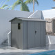 Gartenhaus Roka 4,08m² aus verzinktem Stahl + Verankerungskit - X-Metal
