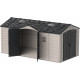 Gartenhaus aus PVC Apex Pro PLUS 15x8 11,75m² 
