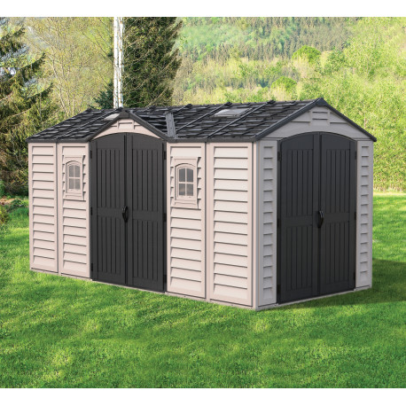 Gartenhaus aus PVC Apex Pro PLUS 15x8 11,75m² 