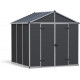 Gartenhaus RUBICON 5,4 m² aus Aluminium und Polycarbonat – Canopia by Palram