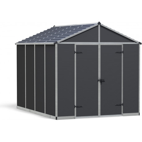 Gartenhaus RUBICON 7,2 m² aus Aluminium und Polycarbonat – Canopia by Palram