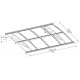 Vordach Bordeaux 2230 aus 6 mm starkem Polycarbonat – Canopia by Palram