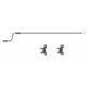 Manuelle Markise 295x200cm EASY mit grauem Tuch aus Polyester - X-METAL