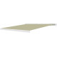 Manuelle Markise 400x300cm LUXO mit beigem Tuch aus Polyester - X-METAL