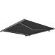 Manuelle Markise 400x300cm LUXO mit grauem Tuch aus Polyester - X-METAL