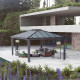 Pavillon Dallas 422x606cm aus Aluminium und Polycarbonat – Canopia by Palram