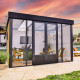 Gartenstudio Copenhagen 10,1m² aus Aluminium und WPC – Dreifachisolierung – Canopia by Palram