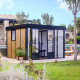 Gartenstudio Copenhagen 10,1m² aus Aluminium und WPC – Dreifachisolierung – Canopia by Palram