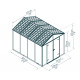 Gartenhaus RUBICON 7,2 m² aus Aluminium und Polycarbonat – Canopia by Palram