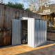 Anlehngartenhaus LeanTo aus Metall 2,46m² silber metallic - Globel