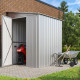 Anlehngartenhaus LeanTo aus Metall 2,46m² silber metallic - Globel