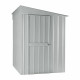 Anlehngartenhaus LeanTo aus Metall 2,46m² silber metallic - Globel