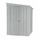 Anlehngartenhaus LeanTo aus Metall 2,46m² silber metallic - Globel