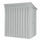 Anlehngartenhaus LeanTo aus Metall 2,46m² silber metallic - Globel