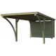Carport mit Abstellraum Firenze 20,80m² aus druckimprägniertem Holz - Gardenas