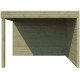 Gartenhaus Qube + Anbau 27m² aus 27mm druckimprägniertem Holz - Gardenas