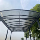 Hoher Carport 3,59x5,10m anthrazit aus Aluminium und 6mm Polycarbonat - X-Metal