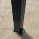 Hoher Carport 3,59x5,10m anthrazit aus Aluminium und 6mm Polycarbonat - X-Metal