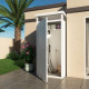 Modulares Gartenhaus isoliert 1x1m weiß - inkl. Fußboden - Everbox