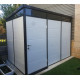 Modulares Gartenhaus isoliert 3x2m mit schwarzen Profilen - inkl. Fußboden - Everbox