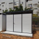 Modulares Gartenhaus isoliert 3x2m mit schwarzen Profilen - inkl. Fußboden - Everbox