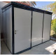 Modulares Gartenhaus isoliert 3x2m mit schwarzen Profilen - inkl. Fußboden - Everbox