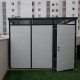 Modulares Gartenhaus isoliert 3x2m mit schwarzen Profilen - inkl. Fußboden - Everbox