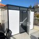 Modulares Gartenhaus isoliert 3x2m mit schwarzen Profilen - inkl. Fußboden - Everbox