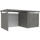 Seitenwände aus 0,4mm verzinktem Stahl für Kosto-Gartenhaus Anbau 6,3m² X-METAL