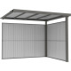Seitenwände aus 0,4 mm verzinktem Stahl für Kosto-Gartenhaus Anbau 8,1m² - X-METAL