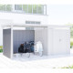Seitenwände aus 0,4mm verzinktem Stahl für Kosto-Gartenhaus Anbau 6,3m² X-METAL