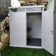 Modulares Gartenhaus isoliert 2x2m weiß - inkl. Fußboden - Everbox