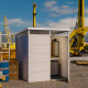 Modulares Gartenhaus isoliert 2x2m weiß - inkl. Fußboden - Everbox
