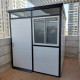 Modulares Gartenhaus isoliert 2x2m mit schwarzen Profilen - inkl. Fußboden - Everbox