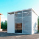 Modulares Gartenhaus isoliert 3x2m weiß - inkl. Fußboden - Everbox