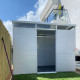 Modulares Gartenhaus isoliert 3x2m weiß - inkl. Fußboden - Everbox
