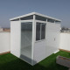 Modulares Gartenhaus isoliert 3x2m weiß - inkl. Fußboden - Everbox