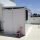 Modulares Gartenhaus isoliert 3x2m weiß - inkl. Fußboden - Everbox