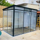 Modulares Gartenhaus isoliert 3x2m mit schwarzen Profilen - inkl. Fußboden - Everbox